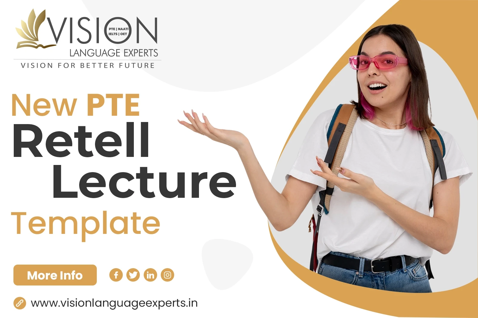 New PTE Retell Lecture Template